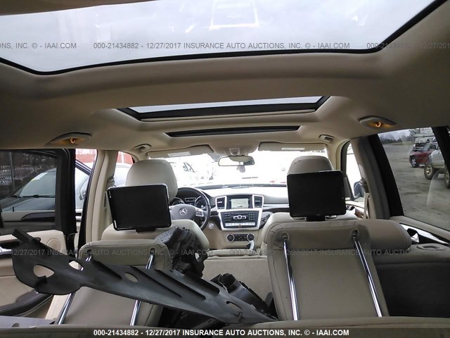 4JGDF7CE8EA389399 - 2014 MERCEDES-BENZ GL 450 4MATIC BLUE photo 8