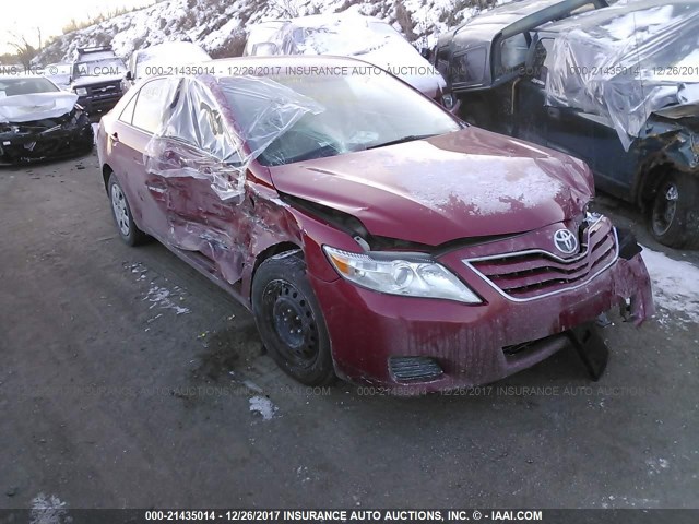 4T4BF3EK8BR214735 - 2011 TOYOTA CAMRY SE/LE/XLE RED photo 1