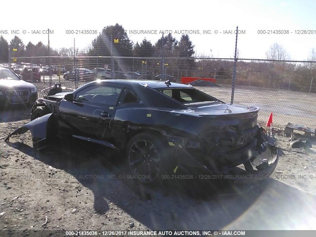 2G1FZ1EP3E9801538 - 2014 CHEVROLET CAMARO ZL1 BLACK photo 3