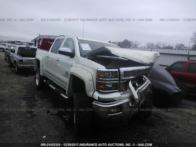 3GCUKSEC5EG461840 - 2014 CHEVROLET SILVERADO K1500 LTZ WHITE photo 1