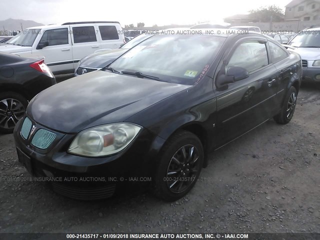 1G2AL15FX77372580 - 2007 PONTIAC G5 BLACK photo 2