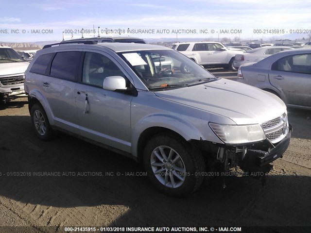 3C4PDDBG3ET271472 - 2014 DODGE JOURNEY SXT SILVER photo 1