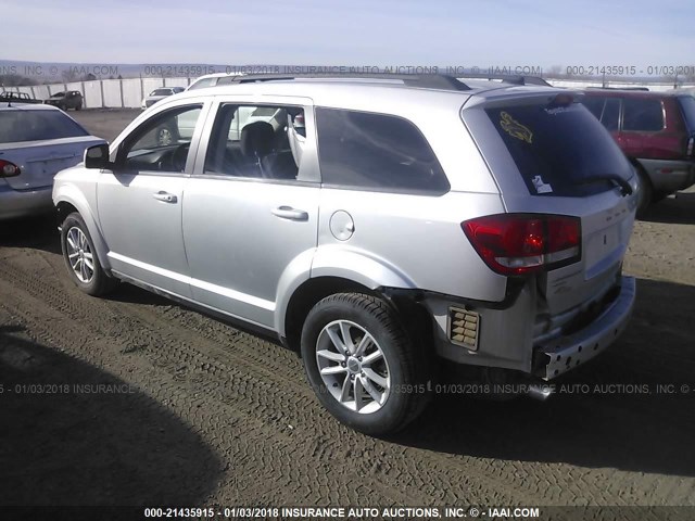 3C4PDDBG3ET271472 - 2014 DODGE JOURNEY SXT SILVER photo 3