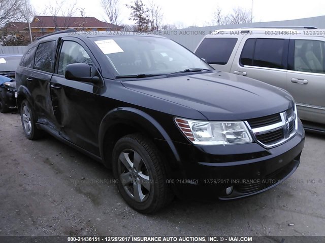 3D4PG5FV8AT150083 - 2010 DODGE JOURNEY SXT BLACK photo 1