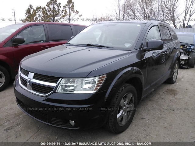 3D4PG5FV8AT150083 - 2010 DODGE JOURNEY SXT BLACK photo 2