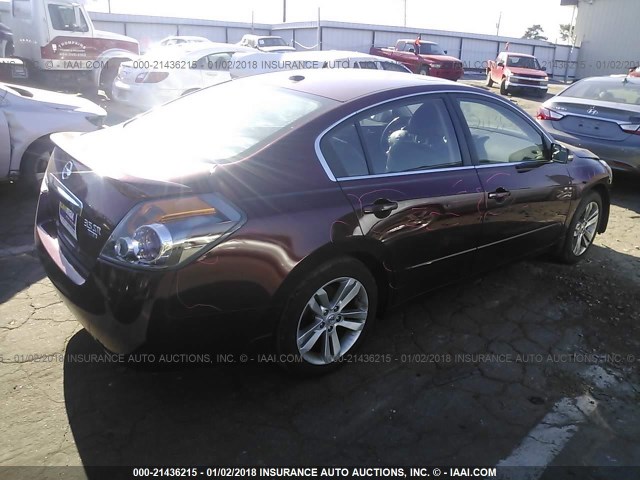 1N4BL2AP2AN457507 - 2010 NISSAN ALTIMA SR MAROON photo 4