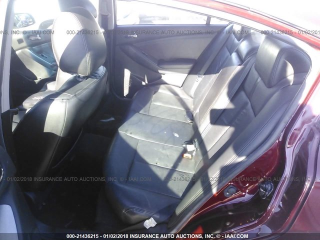 1N4BL2AP2AN457507 - 2010 NISSAN ALTIMA SR MAROON photo 8