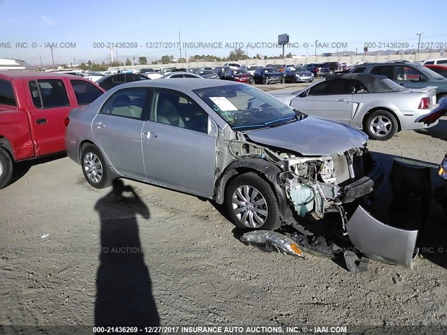 2T1BU4EE6CC771291 - 2012 TOYOTA COROLLA S/LE SILVER photo 1