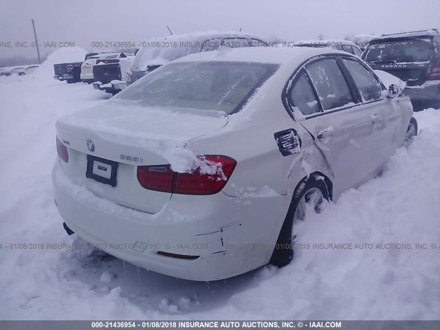 WBA3B5C51DF591354 - 2013 BMW 328 XI SULEV WHITE photo 4