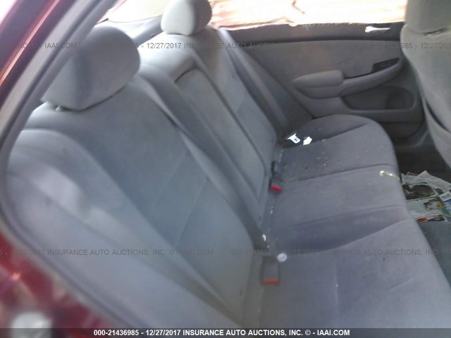 1HGCM56356A144213 - 2006 HONDA ACCORD SE RED photo 8