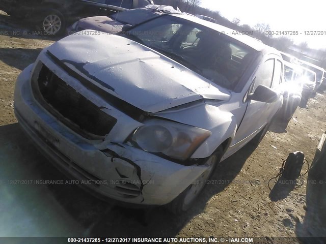 1B3CB4HA0AD552301 - 2010 DODGE CALIBER SXT WHITE photo 2