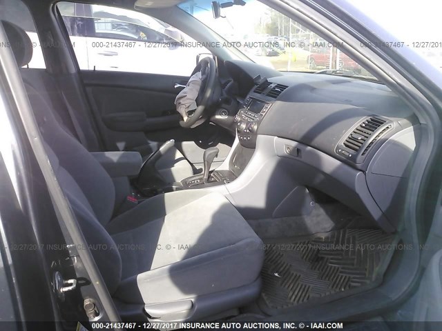 1HGCM66376A032017 - 2006 HONDA ACCORD LX GRAY photo 5