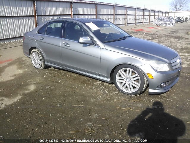 WDDGF81X59R081907 - 2009 MERCEDES-BENZ C 300 4MATIC GRAY photo 1