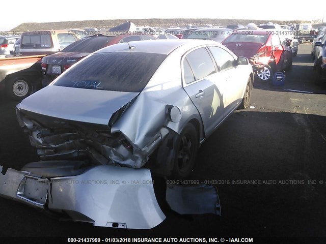 1G1ZG57B08F177589 - 2008 CHEVROLET MALIBU LS ვერცხლისფერი ფოტო 4