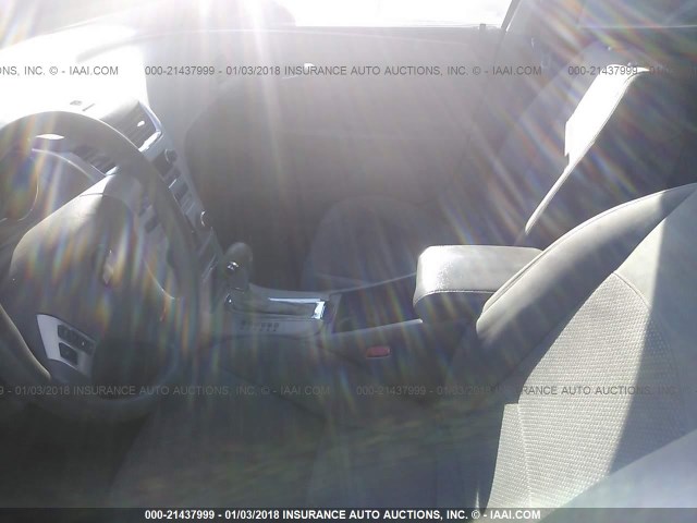 1G1ZG57B08F177589 - 2008 CHEVROLET MALIBU LS ვერცხლისფერი ფოტო 5