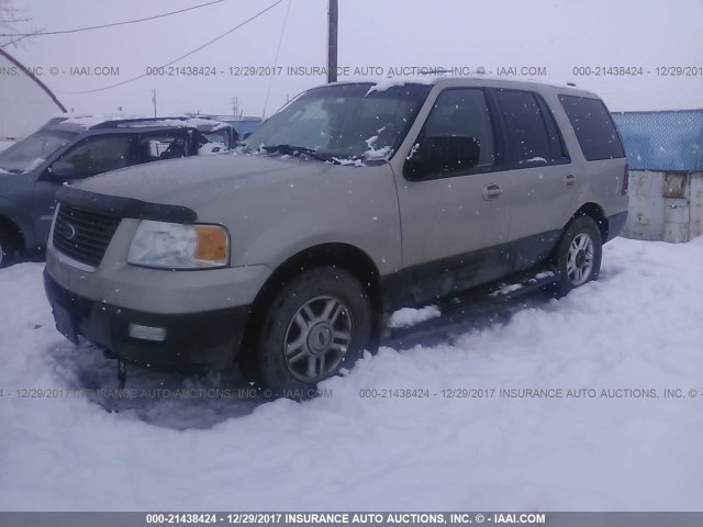 1FMPU16L04LA51699 - 2004 FORD EXPEDITION XLT Qəhvəyi foto 2