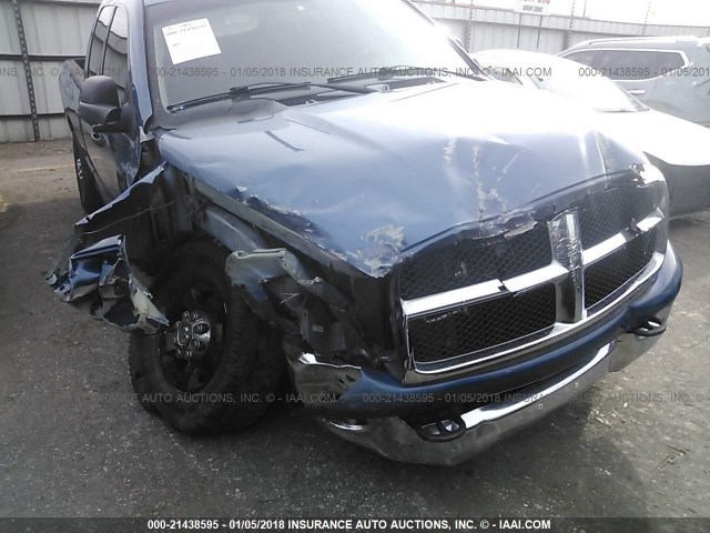 3D7KR28C25G847846 - 2005 DODGE RAM 2500 ST/SLT 蓝色 照片 6