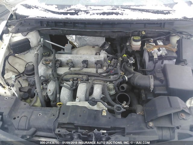 JM3ER29L690219084 - 2009 MAZDA CX-7 WHITE photo 10