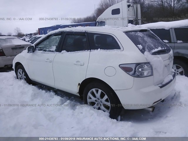 JM3ER29L690219084 - 2009 MAZDA CX-7 WHITE photo 3