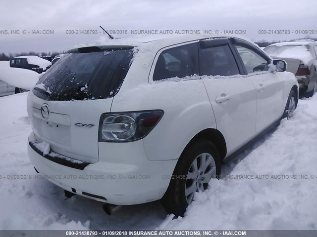 JM3ER29L690219084 - 2009 MAZDA CX-7 WHITE photo 4