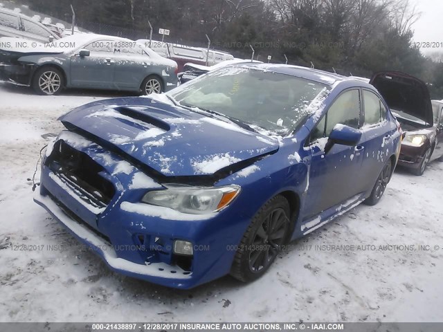 JF1VA1A60F9824702 - 2015 SUBARU WRX BLUE photo 2