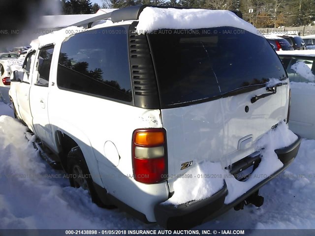 3GNFK16T13G199918 - 2003 CHEVROLET SUBURBAN K1500 WHITE photo 3