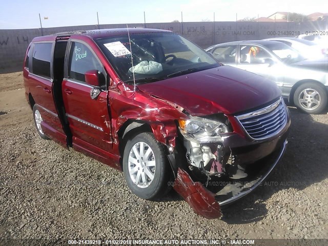 2A4RR5DGXBR698041 - 2011 CHRYSLER TOWN & COUNTRY TOURING RED photo 1