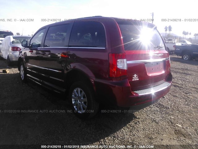 2A4RR5DGXBR698041 - 2011 CHRYSLER TOWN & COUNTRY TOURING RED photo 3