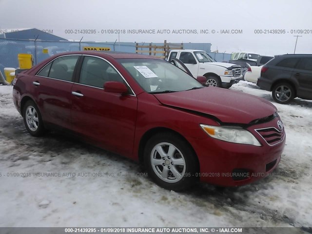 4T1BF3EK8AU024278 - 2010 TOYOTA CAMRY SE/LE/XLE 红色 照片 1