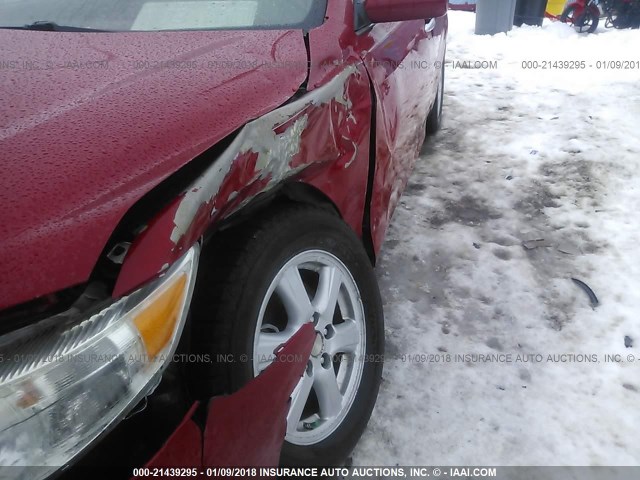 4T1BF3EK8AU024278 - 2010 TOYOTA CAMRY SE/LE/XLE 红色 照片 6