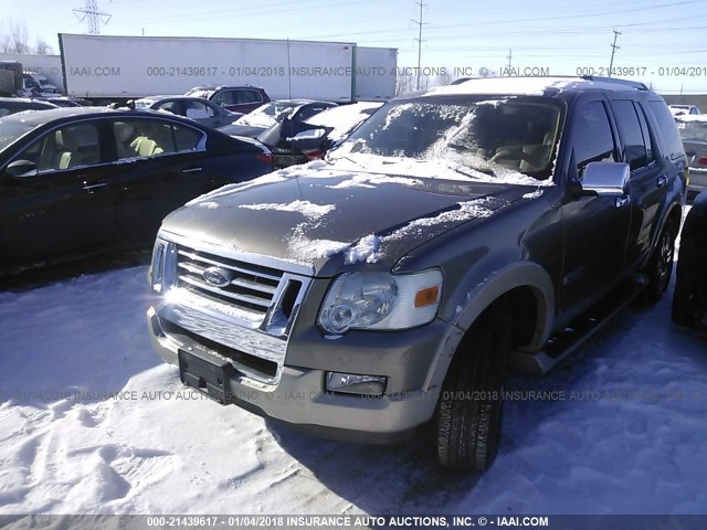 1FMEU74E86UA17375 - 2006 FORD EXPLORER EDDIE BAUER GRAY photo 2