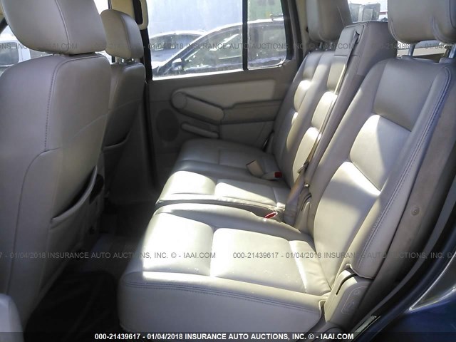 1FMEU74E86UA17375 - 2006 FORD EXPLORER EDDIE BAUER GRAY photo 8