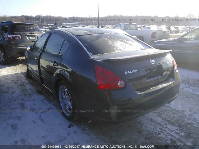 1N4BA41E08C810901 - 2008 NISSAN MAXIMA SE/SL BLUE photo 3