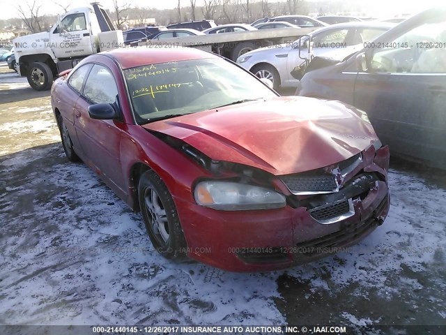 4B3AG42G94E149369 - 2004 DODGE STRATUS SXT RED photo 1