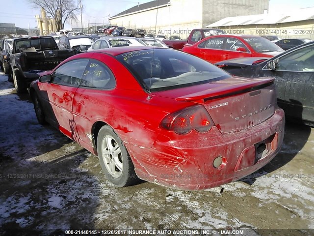 4B3AG42G94E149369 - 2004 DODGE STRATUS SXT RED photo 3