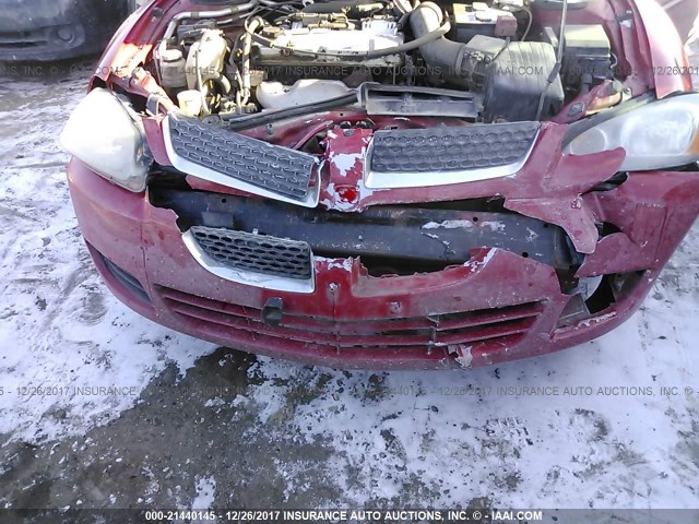 4B3AG42G94E149369 - 2004 DODGE STRATUS SXT RED photo 6