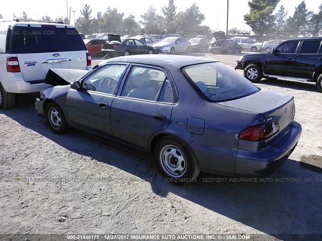 1NXBR12E3XZ264907 - 1999 TOYOTA COROLLA VE/CE/LE 蓝色 照片 3