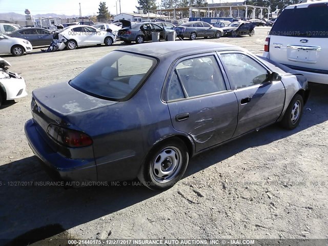 1NXBR12E3XZ264907 - 1999 TOYOTA COROLLA VE/CE/LE 蓝色 照片 4