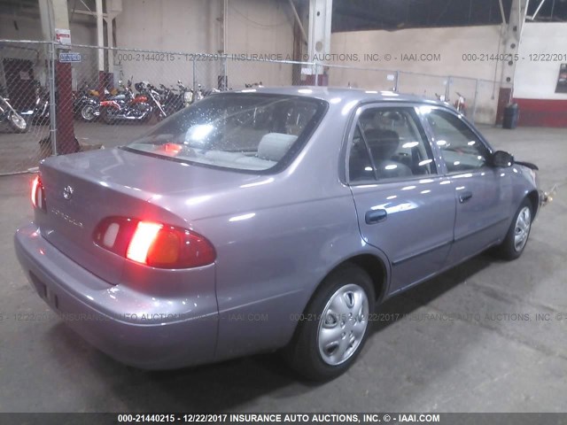 2T1BR12E9WC008299 - 1998 TOYOTA COROLLA VE/CE/LE იასამნისფერი ფოტო 4