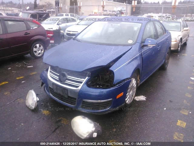 3VWJM71KX9M010303 - 2009 VOLKSWAGEN JETTA S 蓝色 照片 2