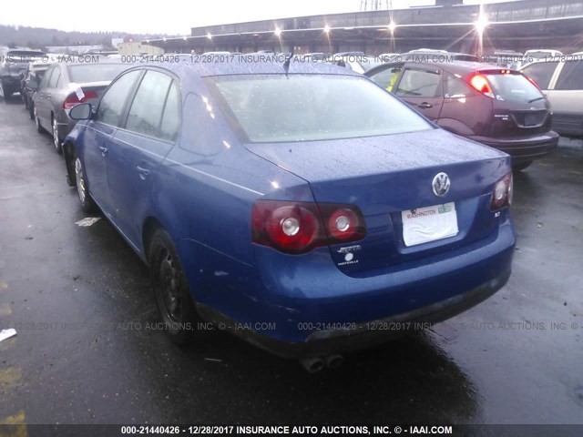 3VWJM71KX9M010303 - 2009 VOLKSWAGEN JETTA S 蓝色 照片 3