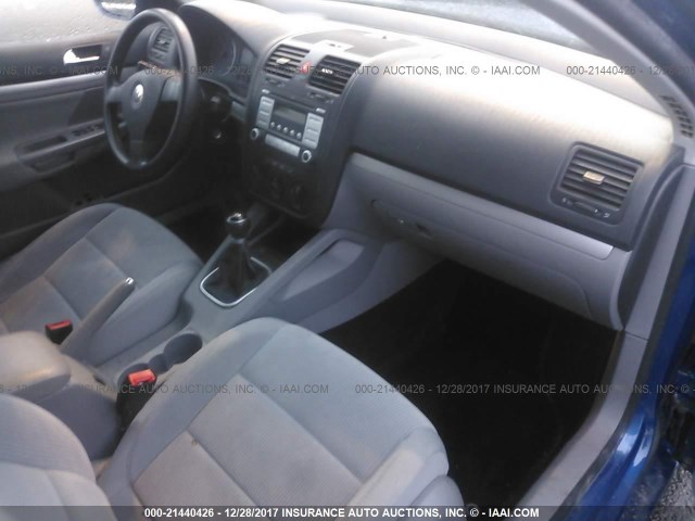 3VWJM71KX9M010303 - 2009 VOLKSWAGEN JETTA S 蓝色 照片 5