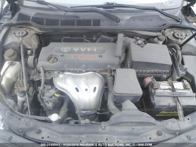 JTNBE46K173025519 - 2007 TOYOTA CAMRY NEW GENERAT CE/LE/XLE/SE GRAY photo 10