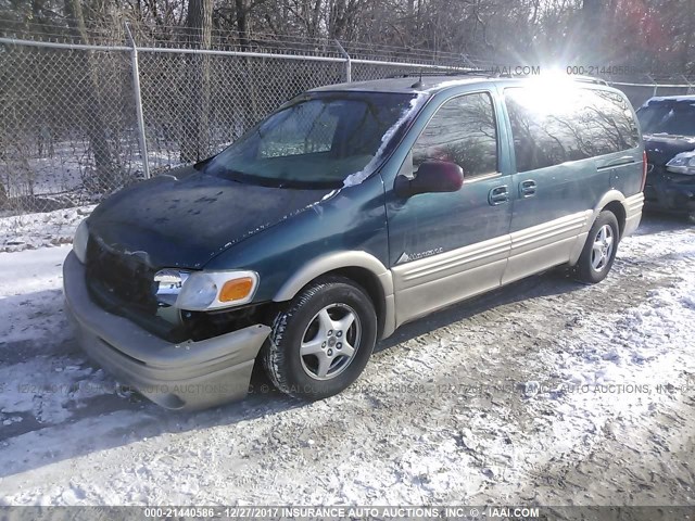 1GMDX13E03D275340 - 2003 PONTIAC MONTANA LUXURY GREEN photo 2