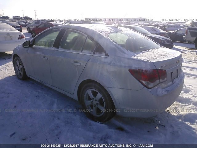 1G1PE5SB9G7229623 - 2016 CHEVROLET CRUZE LIMITED LT SILVER photo 3