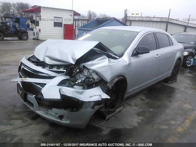 1G1ZA5EBXAF104997 - 2010 CHEVROLET MALIBU LS Gümüş foto 2