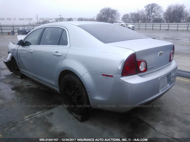 1G1ZA5EBXAF104997 - 2010 CHEVROLET MALIBU LS Gümüş foto 3