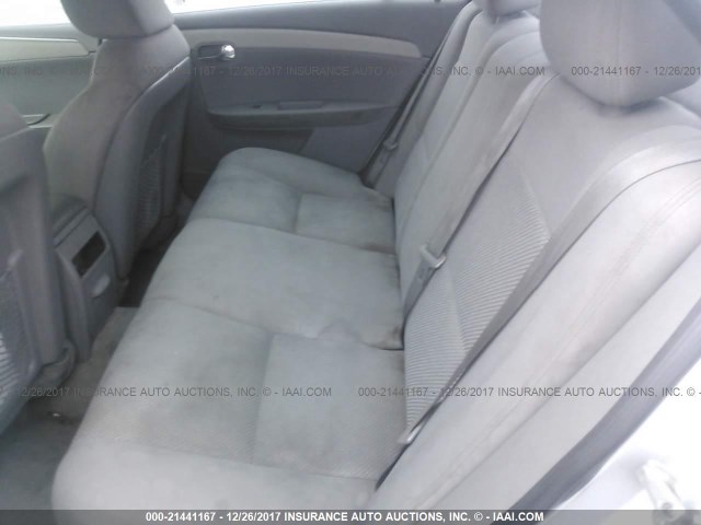 1G1ZA5EBXAF104997 - 2010 CHEVROLET MALIBU LS Gümüş foto 8
