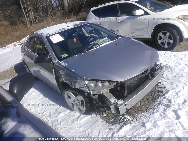 1G2ZG57B684237852 - 2008 PONTIAC G6 SE SILVER photo 1