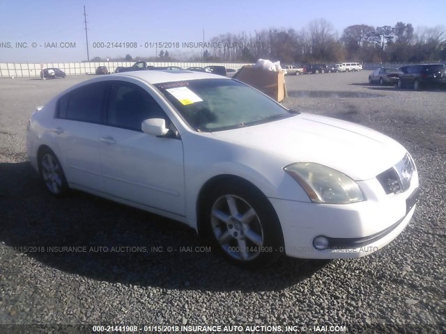 1N4BA41E85C859646 - 2005 NISSAN MAXIMA SE/SL WHITE photo 1